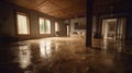 house is flooded and dirty. Generative Ai