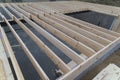 House floor joist Royalty Free Stock Photo
