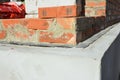 House foundation insulation, plastering, damp proofing, waterproofing