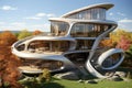 House of the Future. Alternative creative planning design architecture innovative modern modernized buildings. the skill