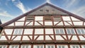 House gable of a half timbered House