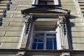 A house on Galernaya street. Architecture of historic city center of Saint-Petersburg.