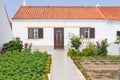 House and garden in Rogil Royalty Free Stock Photo