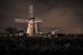 House and the Giant of Netherlands at night Royalty Free Stock Photo