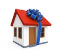 House Gift Isolated Royalty Free Stock Photo