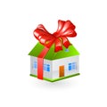 House gift. Vector Royalty Free Stock Photo