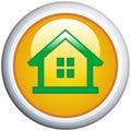 House Glossy Vector Icon