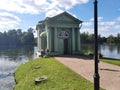 House of the goddess of love Venus in Gatchina. Russia