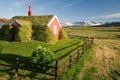 House with grass roof Royalty Free Stock Photo