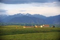 house in the grassland Royalty Free Stock Photo