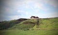 House on the green hill Royalty Free Stock Photo