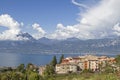 House group in San Zeno di Montagna Royalty Free Stock Photo