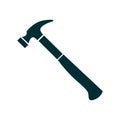 House hammer icon. Simple illustration of house hammer icon
