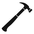 House hammer icon, simple style