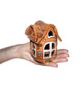 House in hand Royalty Free Stock Photo