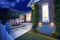 House Home Night Lights Lighting Royalty Free Stock Photo