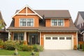 House Home Orange Exterior Front Elevation Roof Details