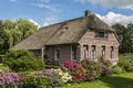 House with Hydrangea Giethoorn Netherlands