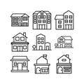 House icon or logo isolated sign symbol vector illustration Royalty Free Stock Photo