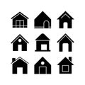 House icon or logo isolated sign symbol vector illustration Royalty Free Stock Photo