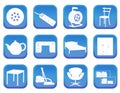 House icon set Royalty Free Stock Photo