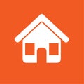 House icon simple vector illustration Royalty Free Stock Photo