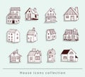 House icon. vector illustration. Royalty Free Stock Photo