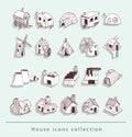 House icon. vector illustration. Royalty Free Stock Photo