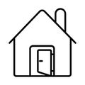 House icon vector illustration photo Royalty Free Stock Photo