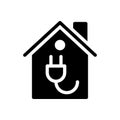 House vector glyph flat icon Royalty Free Stock Photo