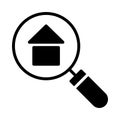 house vector glyph flat icon Royalty Free Stock Photo