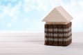 House insulation. energy efficient home concept Royalty Free Stock Photo