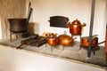 House interior at Norsk Folkemuseum Royalty Free Stock Photo