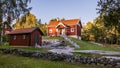 House at the island Harstena in Sweden