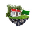 House on island Royalty Free Stock Photo