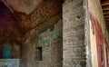 The house of Julia Felix, located in Pompeii, is one of the most beautiful and well-preserved Pompeian houses Royalty Free Stock Photo