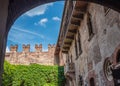 House of Juliet and Her Balcony in Verona, Veneto, Italy, Europe, World Heritage Site Royalty Free Stock Photo