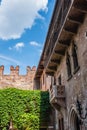 House of Juliet and Her Balcony in Verona, Veneto, Italy, Europe, World Heritage Site Royalty Free Stock Photo