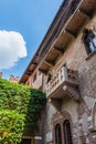 House of Juliet and Her Balcony in Verona, Veneto, Italy, Europe, World Heritage Site Royalty Free Stock Photo