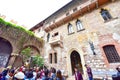 The House of Juliet in Verona City Royalty Free Stock Photo