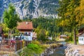 House in Kandersteg, mountains, Switzerland