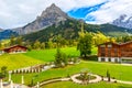 House in Kandersteg, mountains, Switzerland