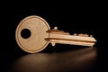 Golden House Key Royalty Free Stock Photo