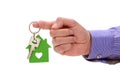 House Key In Hand Of Real Estate Agent