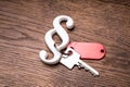 House Key And Law Paragraph Symbol Royalty Free Stock Photo