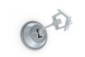 House Key Lock Royalty Free Stock Photo