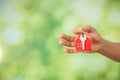 house and keys with bokeh background Royalty Free Stock Photo