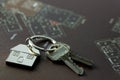 House keys for real estate concept Royalty Free Stock Photo