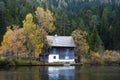 House on lake