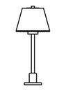 House lamp isolated icon Royalty Free Stock Photo